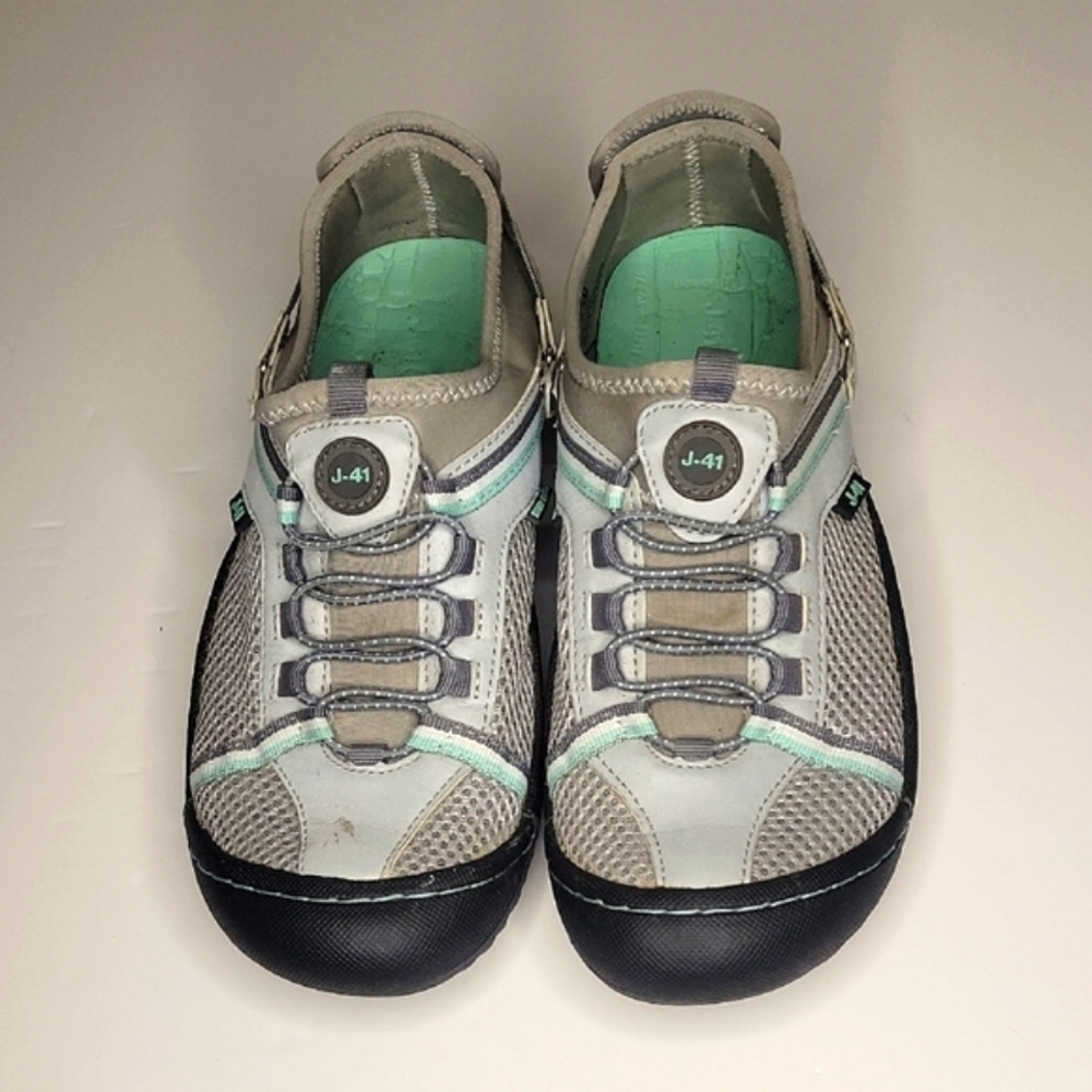 Jeep athletic Shoes, J-41 Light Gray and Black Casual Shoes #7